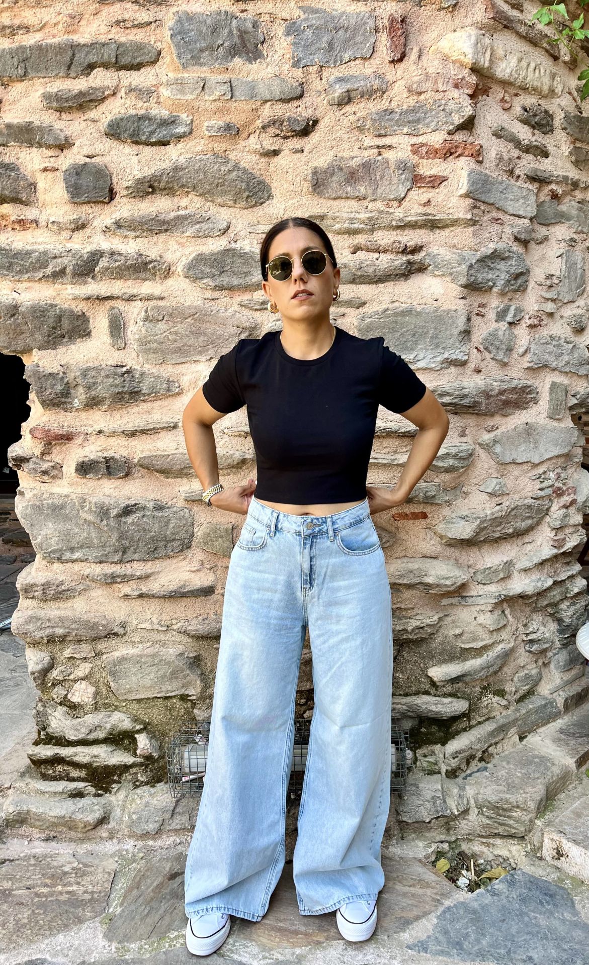 Extra Wide Leg Jean Pantolon