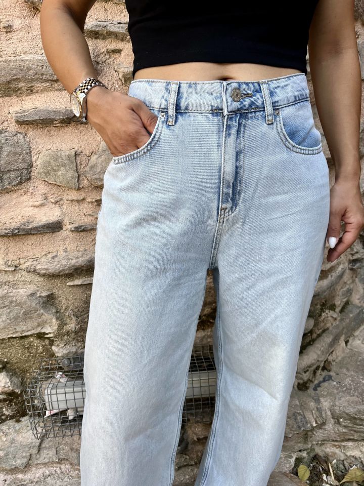 Extra Wide Leg Jean Pantolon