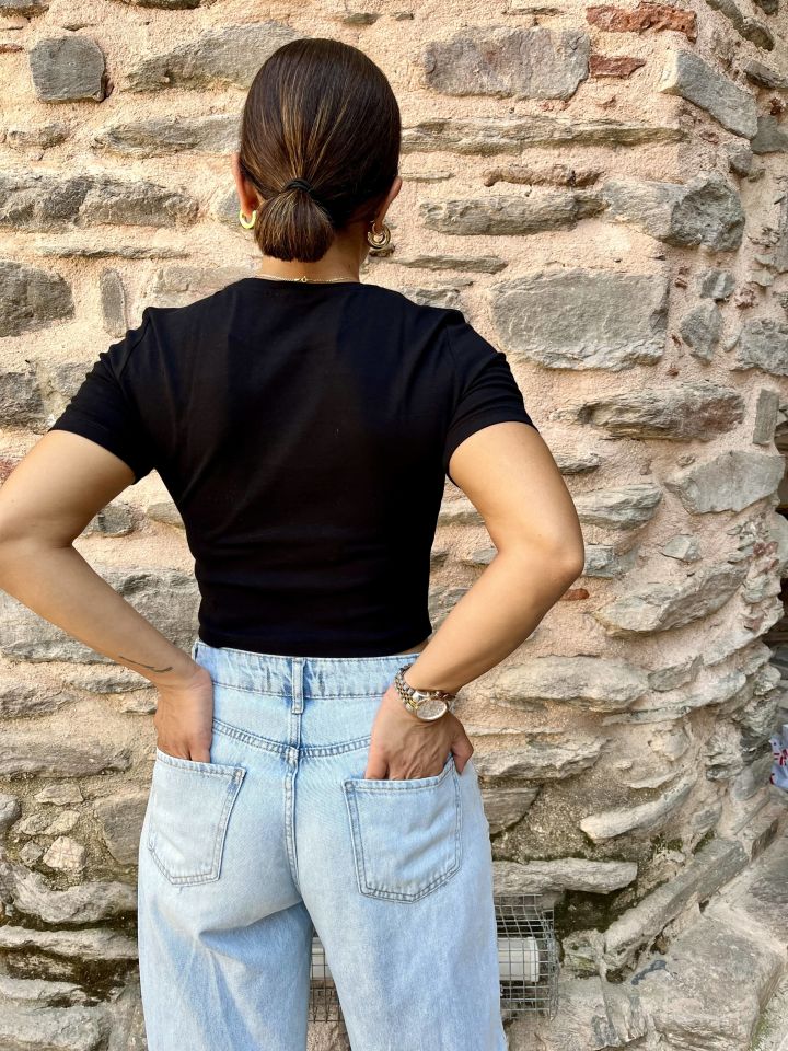 Extra Wide Leg Jean Pantolon