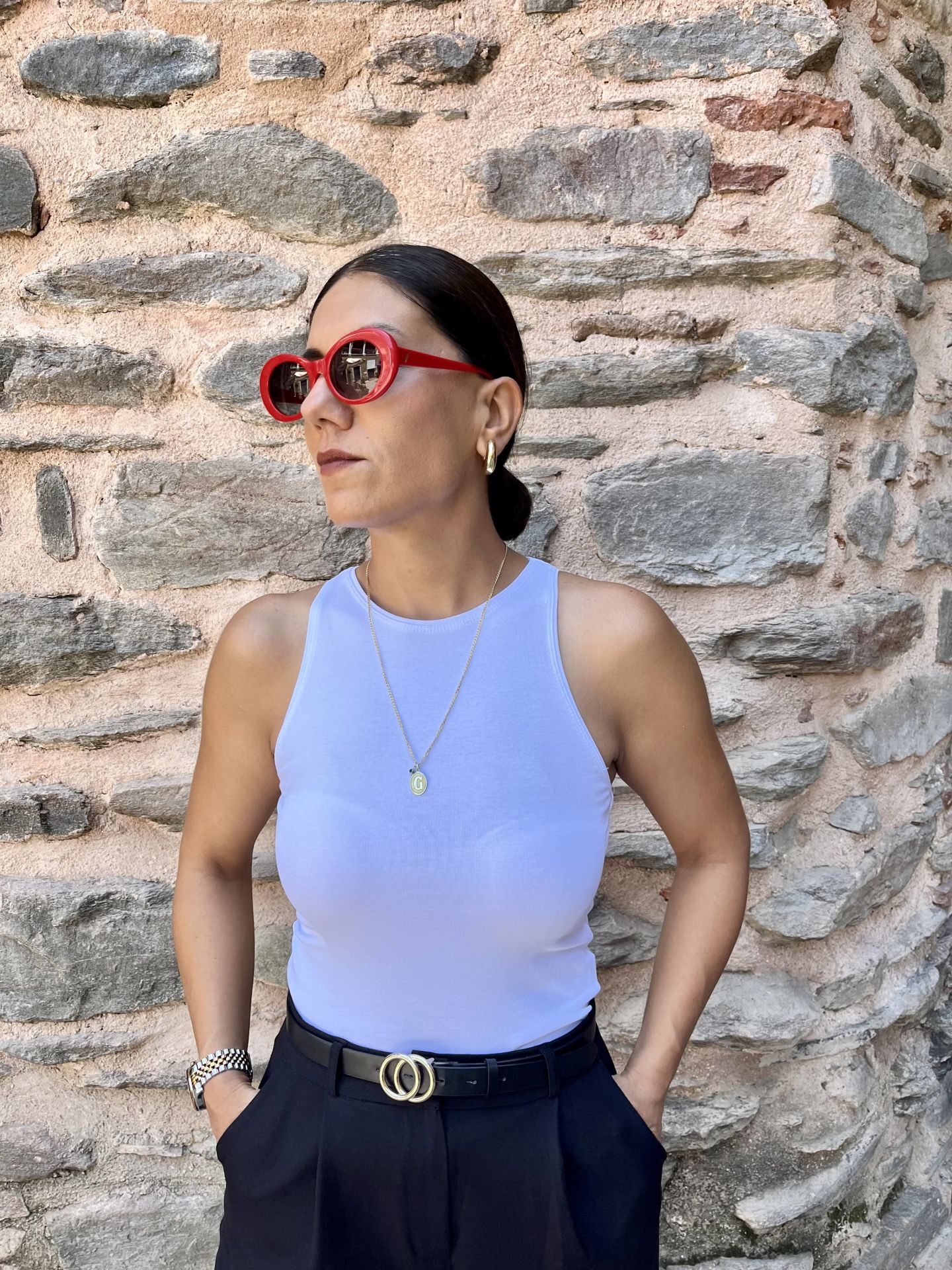 Halter Top Beyaz