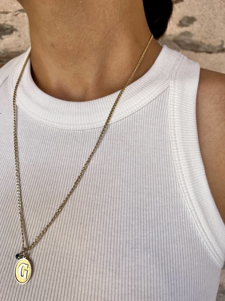 Halter Yaka Top Beyaz