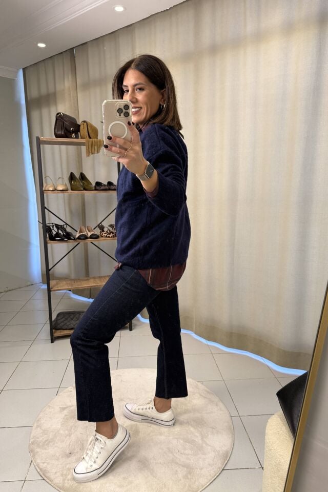 Massi Basic Yumoş Kazak Lacivert