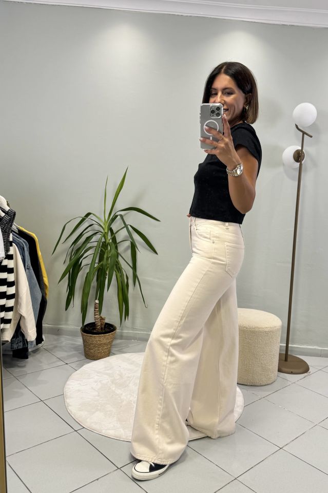 Extra Wide Leg Jean Bej