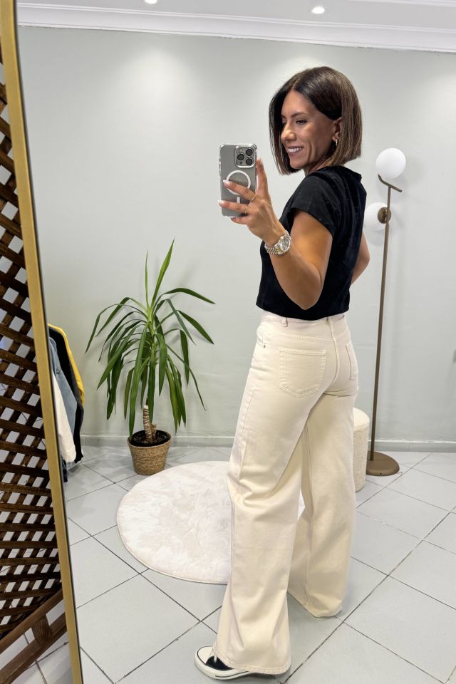 Extra Wide Leg Jean Bej