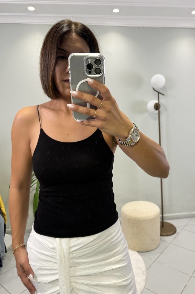 İp Askılı Top Siyah