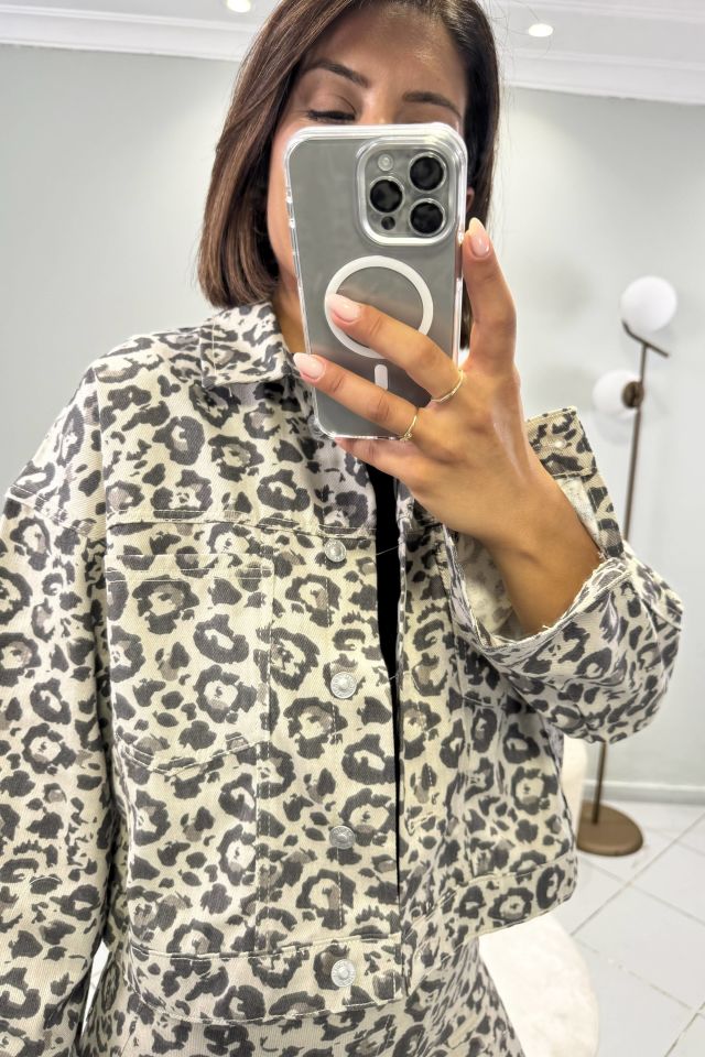 Leopar Jean Ceket